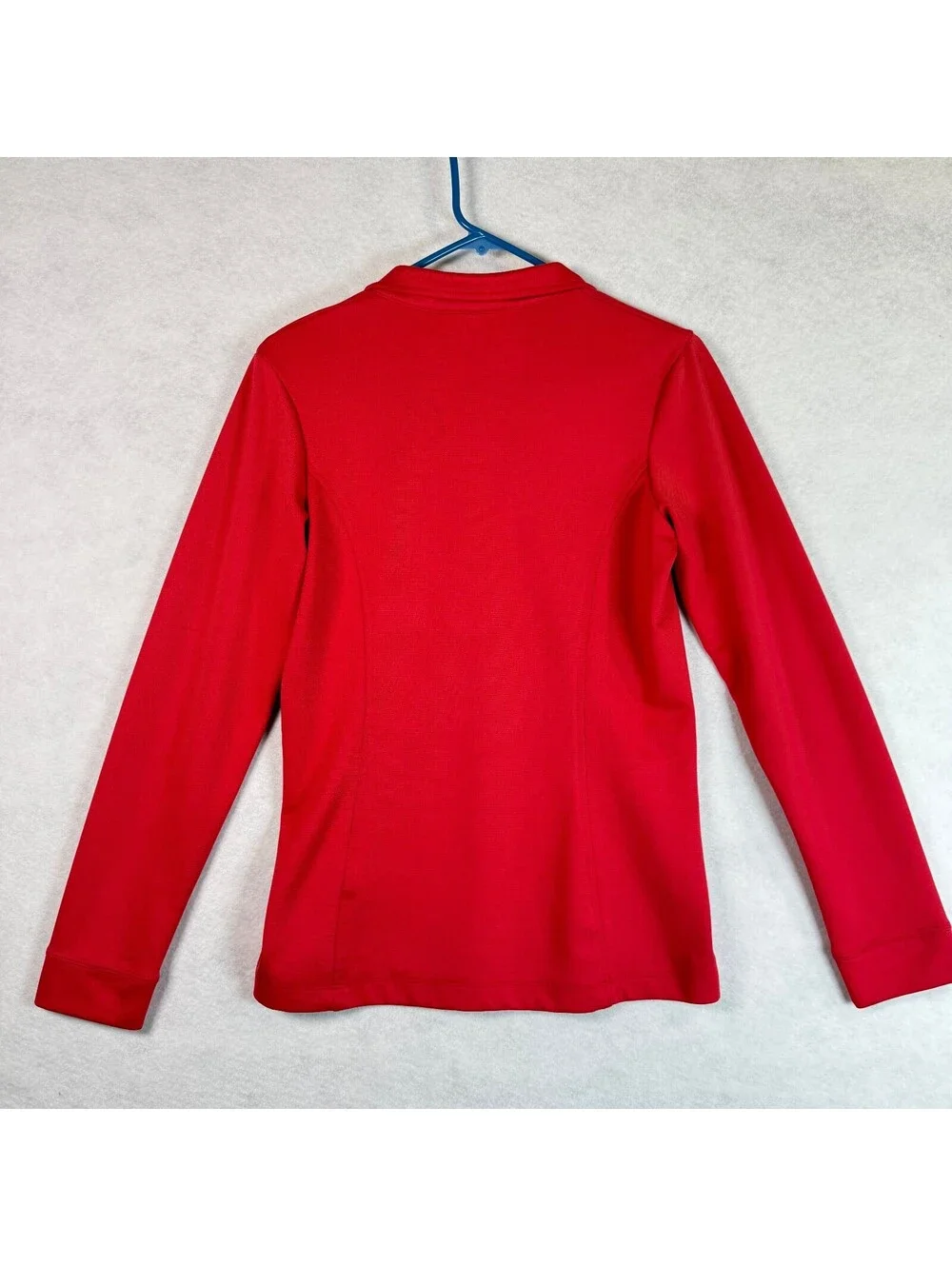 Nike Golf Tour Performance Dri-Fit Red Long Sleeve Pullover Top Small